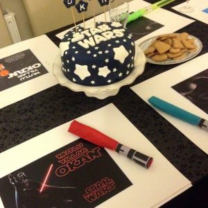 Doğum günü konsept star wars masa süsleme